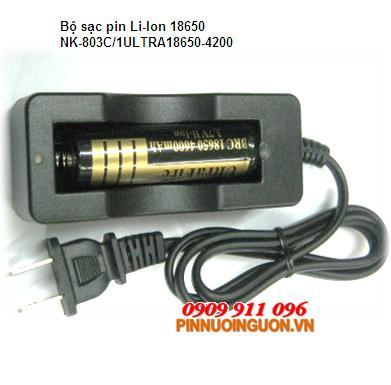 Bộ sạc pin Li-Ion 18650 NK-803C/1ULTRA18650-4600mAh-3.7V|  tạm hết hàng
