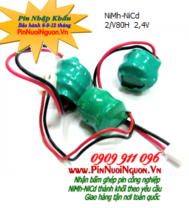 NiMh 2/V80H (2.4A-80mAh) Rechargeable Battery Pack | In stock now