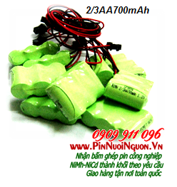 NiMh 2.4v-2/3AA400mAh Rechargeable Battery Pack | In stock now