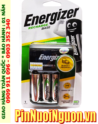 Energizer CHVC4; Bộ sạc pin AA Energizer CHVC4 _kèm 4 pin sạc Energizer AA2300mAh 1.2v chính hãng