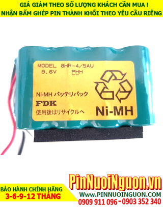 Pin sạc NiMh 8HR-4/5AU (9.6v2000mAh), Pin sạc thiết bị đo công nghiệp NiMh 8HR-4/5AU (9.6v2000mAh) | HÀNG CÓ SẲN