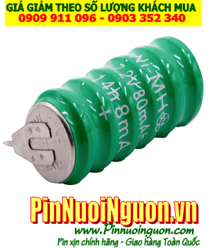 Pin sạc 6v-80mAh(6/V80H); Pin sạc NiMh 6v-80mAh(6/V80H); Pin nuôi nguồn 6v-80mAh(6/V80H)