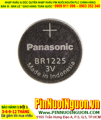 Pin BR1225 _Pin Panasonic BR1225; Pin nuôi nguồn PLC Panasonic BR1225 lithium 3.0v -Made in Indonesia