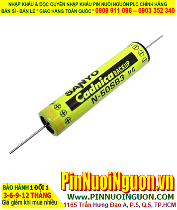 Sanyo N-50SB3; Pin nuôi nguồn PLC Sanyo N-50SB3 rechargeable | HẾT HÀNG