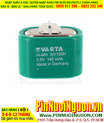 Pin sạc 3/V150H (3.6v-150mAh); Pin nuôi nguồn PLC Varta 3/V150H (3.6v-150mAh) _Made in Germany