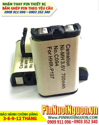 HHR-P107: Pin điện thoại bàn,  Pin điện thoại Cordlessphone C094-AAA700mAh-3.6V (HSX: CAMELION)