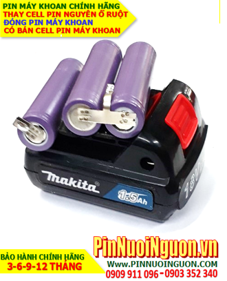 Pin máy khoan Makita 12v-1.5AH; Thay ruột Mới PIn máy khoan Makita 12v-1.5AH | CÒN HÀNG