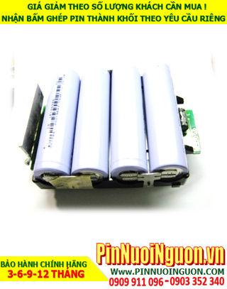 Pin sạc lithium 14.8v 2200mAh, Pin sạc Lithium Li-ion 14.8v 2200mAh / có nhận bấm ghép pin theo yêu cầu