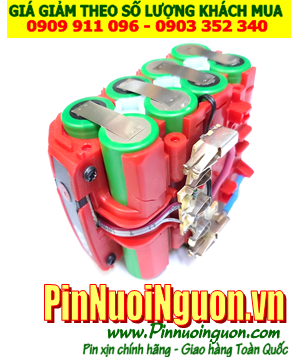 Pin sạc Lithium 14.8v-2600mAh; Pin sạc khối Lithium Li-ion 14.8v-18650-2600mAh chính hãng| HÀNG CÓ SẲN