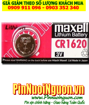 Pin CR1620 _Pin Maxell CR1620; Pin 3v lithium Maxell CR1620 _Cells in Japan