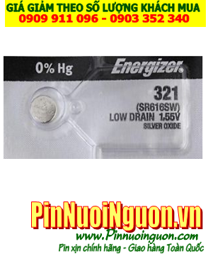 Pin SR616SW _Pin 321; Pin đồng hồ Energizer SR616SW 321 _Made in USA