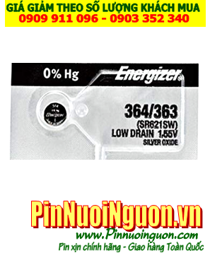 Pin SR621SW _Pin 364; Pin đồng hồ Energizer SR621SW 364 _Made in USA| Hàng có sẳn