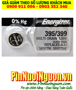 Pin SR927SW _Pin 395; Pin đồng hồ Energizer SR927SW 395 Silver Oxide 1.55v _Made in USA |HẾT HÀNG