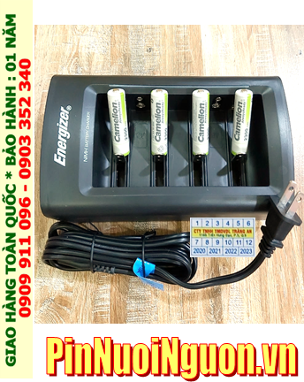 Energizer CHFC3; Bộ sạc pin Energizer CHFC3 kèm 4 pin sạc Camelion NH-AA2300ARBP2 (AA2300mAh)