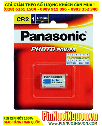 Panasonic CR2W; Pin 3v lithium Panasonic CR2 CR15H270 chính hãng (Loại vỉ 1viên)