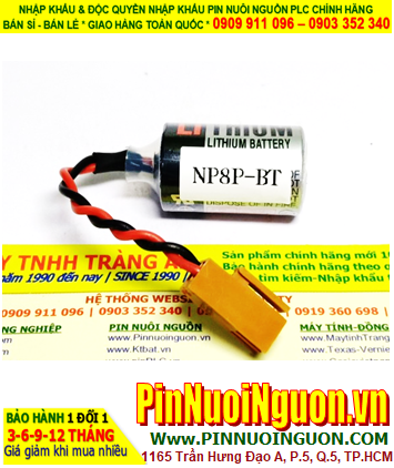 Pin NP8P-BT; Pin FUJI NP8P-BT; Pin nuôi nguồn FUJI NP8P-BT lithium 3.6v 1/2AA 1000mAh _Xuất xứ Nhật