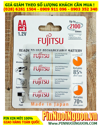 Fujitsu HR-3UTCEX(4B); Pin sạc AA2000mAh 1.2v Fujitsu HR-3UTCEX(4B) Type 2000mA _Min 1900mAh (Japan)