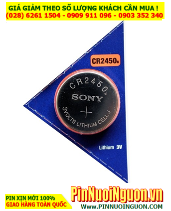 Pin CR2450 _Pin Sony CR2450; Pin 3v lithium Sony CR2450 _Made in Indonesia _1viên