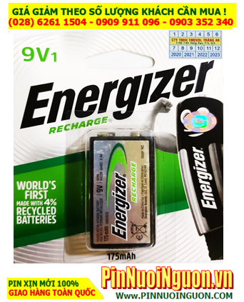 Energizer NH22-BP1 6HR61; Pin sạc 9v Energizer NH22-BP1 6HR61 175mAh chính hãng