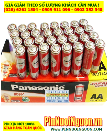 COMBO 01HỘP Pin AA 1.5v Panasonic R6DT/4S Hi-top (X.xứ Indonesia) _Giá chỉ 168.000đ/ 60viên