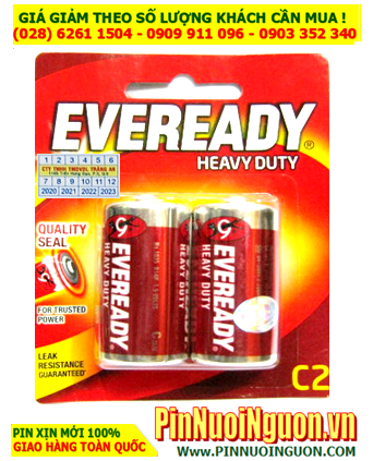 Eveready 1035-BP2; Pin trung C 1.5v Eveready 1035-BP2 _Made in Singapore ( Vỉ 2viên)
