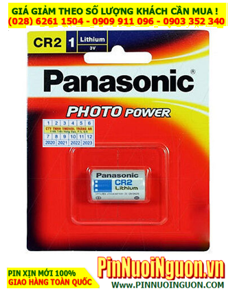Panasonic CR2W/1BE; Pin 3v lithium Panasonic CR2W/1BE (CR15H270) chính hãng (Loại vỉ 1viên)