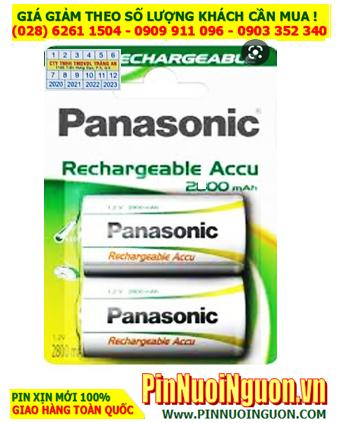 Panasonic C2050mAh; Pin sạc Panasonic Evolta C2050mAh _ Vỉ 2viên | mẫu cũ HẾT HÀNG