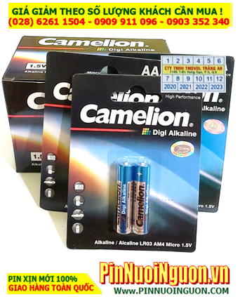 COMBO 01HỘP 12vỉ (24viên) Pin AA 1.5v Alkaline Camelion Digi LR6 _Giá chỉ 204.000đ/HỘP 24viên