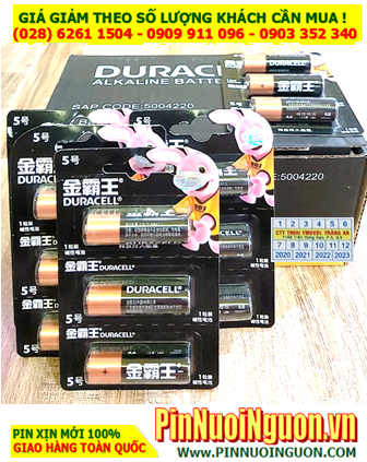 COMBO MUA HỘP Pin AA 1.5v Duracell Pro MN11500-LR6 (NỘI ĐỊA) _Giá chỉ 1.344.000đ/24vỉ (72viên)