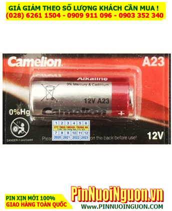 Pin Remote 12v; Pin điều khiển Camelion A23 Plus Alkaline 12v chính hãng | CÒN HÀNG