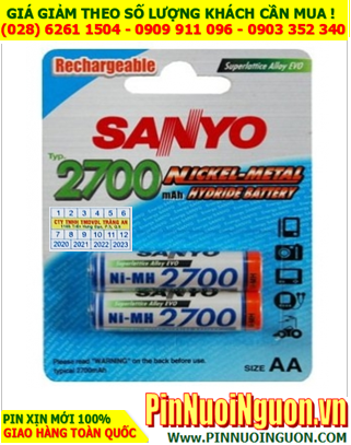 Sanyo recharge battery AA2700MAH-1.2V