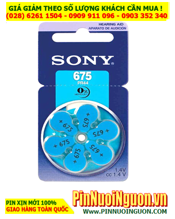 Sony PR44 _Pin 675; Pin máy trợ thính Sony PR44 _Pin máy trợ thính 675 _Liên doanh Sony