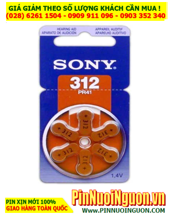 Pin PR41 _Pin 312; Pin máy trợ thính Sony PR41 _Pin trợ thính số 312 _Made in Japan
