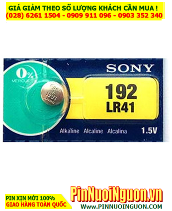 Pin Sony LR41 _Pin AG3 _Pin Sony 192 Alkaline 1.5v chính hãng Made in Indonesia