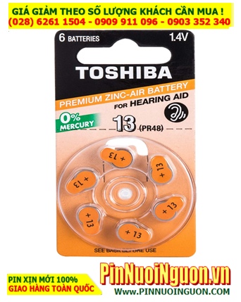 Toshiba ZA13; Pin máy trợ thính Toshiba ZA13-1.45V270mAh chính hãng Toshiba