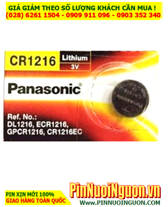 Panasonic CR1216; Pin 3v lithium Panasonic CR1216 chính hãng _Made in Indonesia