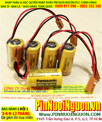 Fanuc A98-0031-0006; Pin nuôi nguồn Fanuc A98-0031-0006 lithium 3V 2/3A 1200mAh _Japan