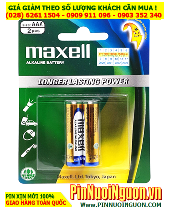 Maxell LR03(GD)2B Pin AAA 1.5v Alkaline Maxell LR03(GD)2B chính hãng (Loại Vỉ 2viên) _MẪU MỚI