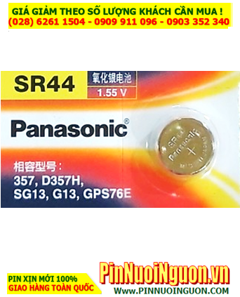 Panasonic SR44, 357 _Pin 1.55v Silver Oxide Panasonic SR44, 357 chính hãng