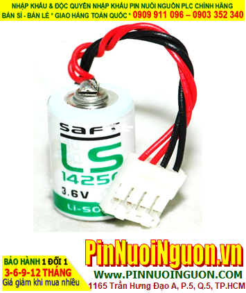 Saft LS14250 Lithium 3.6V size 1/2AA Battery for PLC-CNC  | In stock now