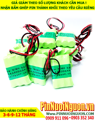 NiMh 3.6v-AAA800mAh Rechargeable Battery Pack