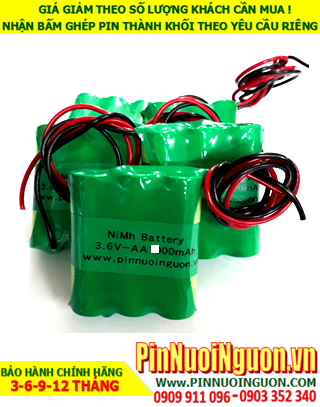 NiMh 3.6v-AA2200mAh Rechargeable Battery Pack