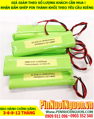 NiMh 4.8v-AA600mAh rechargeable Battery Pack