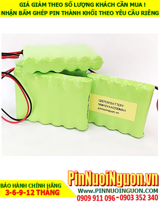 NiMh 6v-AA2200mAh Rechargeable Battery Pack