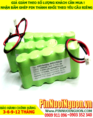 NiMh 6v-C2500mAh Rechargeable Battery Pack