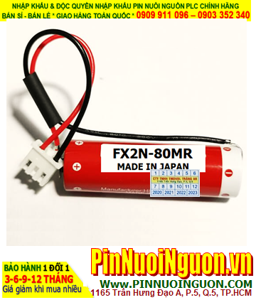 Mitsubishi FX2N-80MR, Pin nuôi nguồn Mitsubishi FX2N-80MR lithium 3.6v 1800mAh (Xuất xứ Nhật)