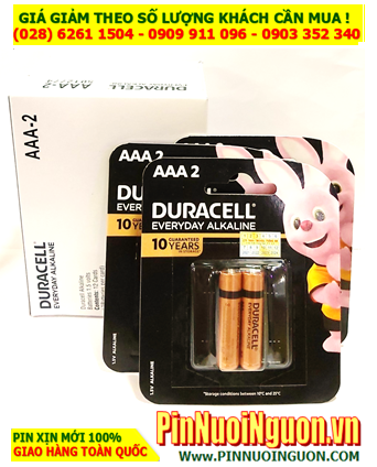 COMBO MUA 01 HỘP 12vỉ (24viên) Pin AAA 1.5v Alkaline Duracell MN2400BP2 _Giá chỉ 234.000/Hộp 24viên