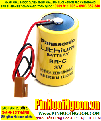 Pin Panasonic BR-C; Pin BR-C; Pin nuôi nguồn Panasonic BR-C lithium 3v 5000mAh (zắc nâu) _Made in Japan