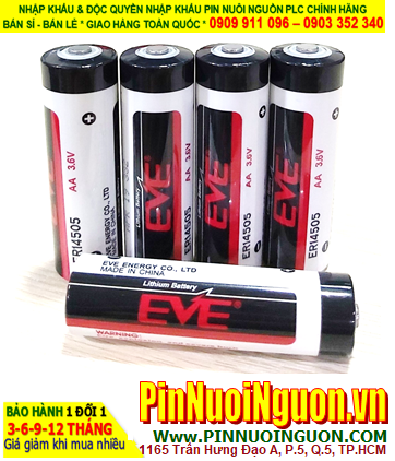 EVE ER14505; Pin nuôi nguồn EVE ER14505 lithium 3.6v AA 2600mAh chính hãng