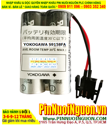 Pin Yokogawa S9158FA; Pin S9158FA; Pin nuôi nguồn Yokogawa S9158FA lithium 3.6v 4000mAh _Xuất xứ Nhật